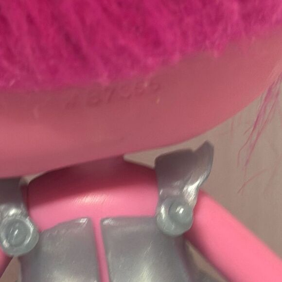 Poppy Troll Doll Dreamworks 8 inches tall  2015 B7355 Blue Dress - Picture 6 of 8